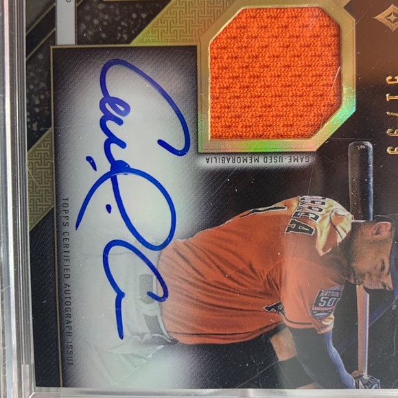 2016 Topps Carlos Correa Patch Auto 51/99 #RFP-CC (MISC7) - Picture 3 of 4